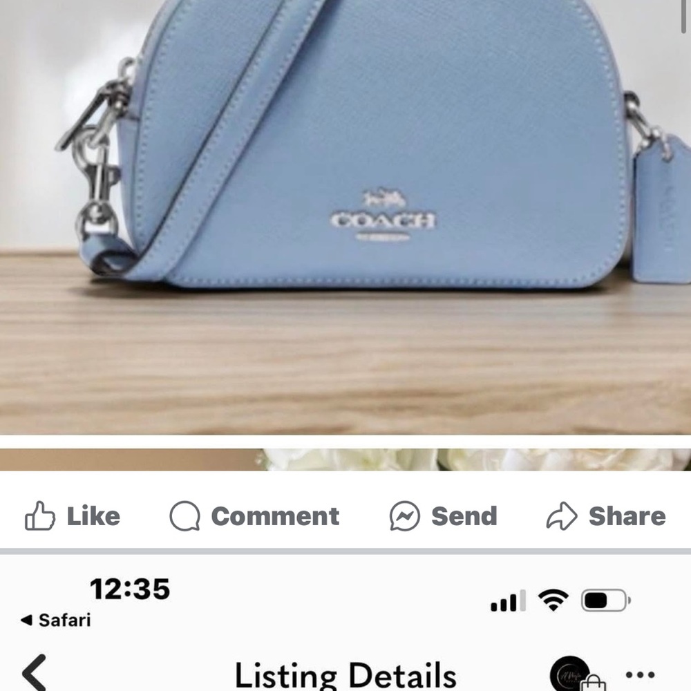 Coach Light Blue Women's Bag